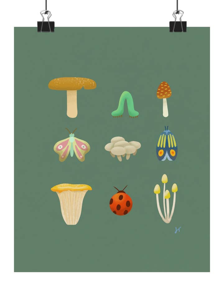 Impression Trésors de la Forêt pour la vente par Jacquelyn Turner Art