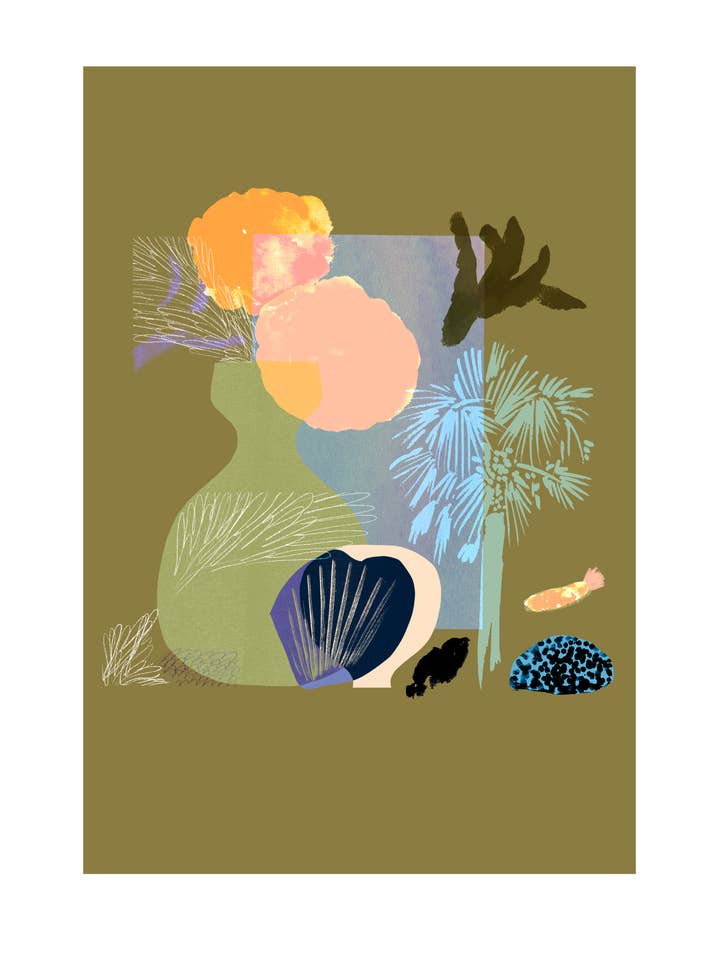 On The Shore Art Print for wholesale by Lucy Sherston