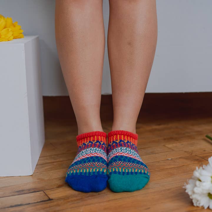 Solmate Socks - Wholesale Socks - Unisex - Cayenne Ankle Socks | Sustainable USA Made No-Show SockÂ