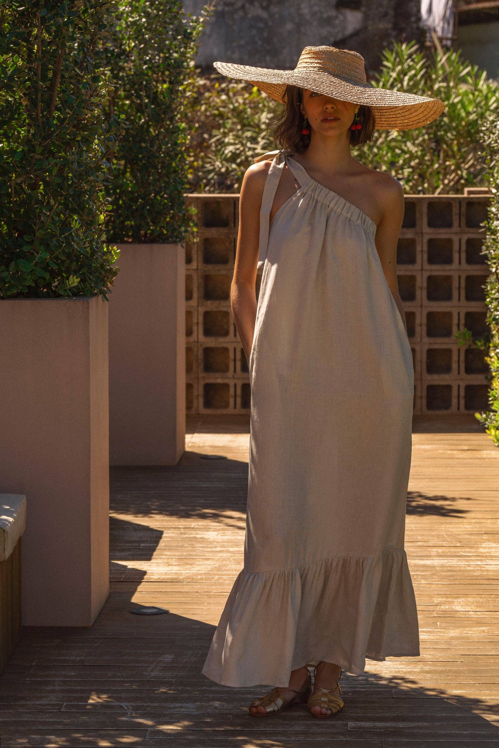 Sofia Godinho - Wholesale Dress - Women's - Èze Linen Dress10