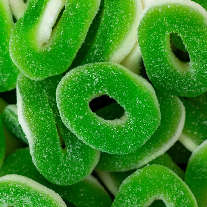 Sweet Swedish Apple Rings 2.2lbs for wholesale by Sweetish- Swedish Candy Wholesale