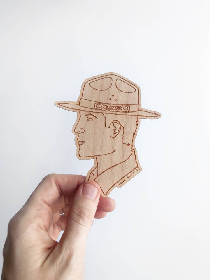 Ranger Man - Wood Sticker for wholesale by Dear Summit Supply Co