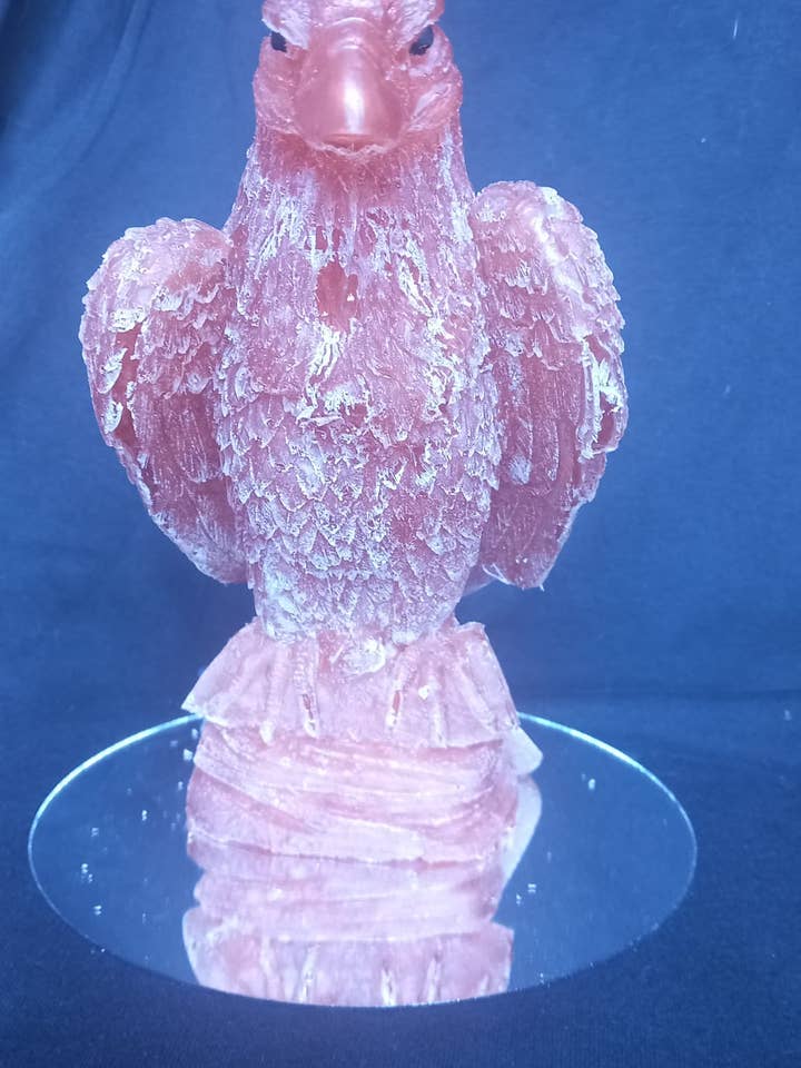 starwolf, eagle statue with LED lighting, brown for wholesale by starwolf-candles