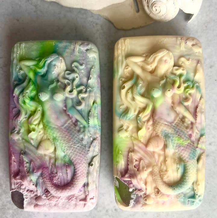 Fairyland Glade - Wholesale Bar Soap - 90s Hippie Hidden Sea Glass Sea Salt Soap MADE TO ORDER4