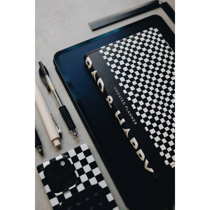 Rad & Happy - Wholesale Planner - 5x8 Undated Planner - Checkers Edition12