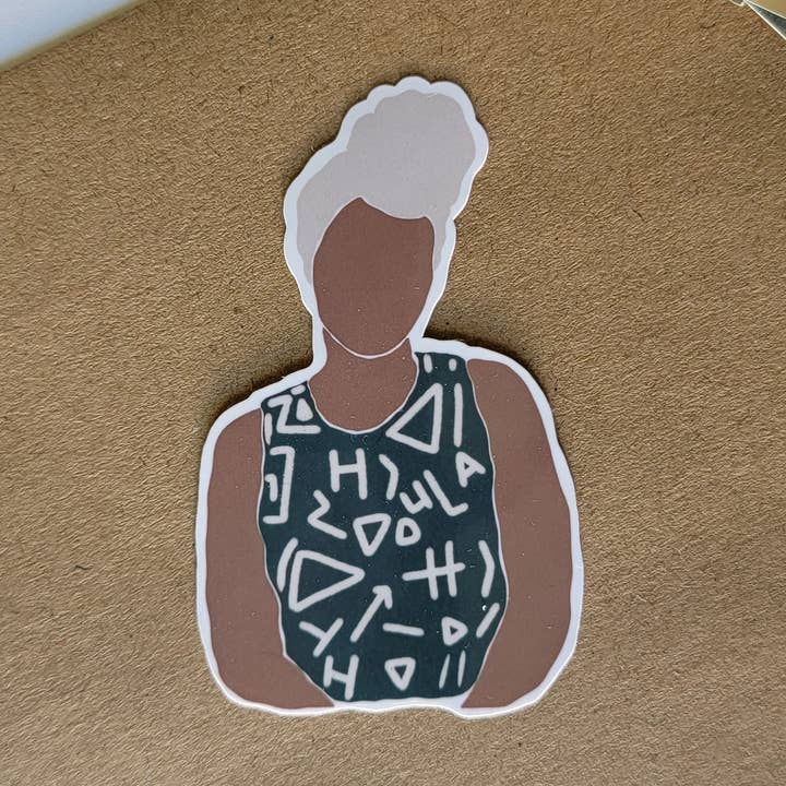 SEWNPRESS - Wholesale Sticker - Melanin Doula0