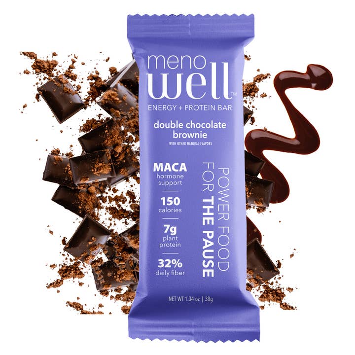 MenoWell Menopause Bars - Double Chocolate Brownie for wholesale by MenoWell Menopause Energy + Protein Bars