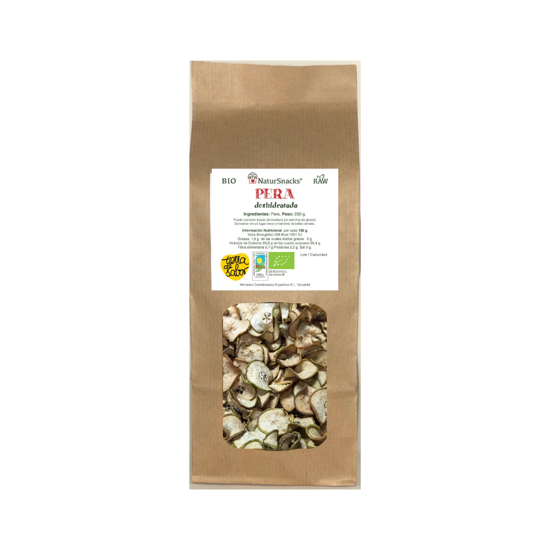 Natursnacks - Vente Fruits secs/déshydratés - BIO Poire déshydratée /Format familial0