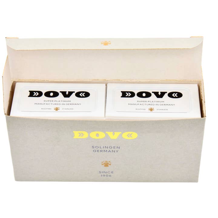 DOVO STAHLWAREN GmbH - Vendita all'ingrosso Lamette/Ricarice per rasoio - LAMETTE DA BARBA DOVO SUPER PLATINUM 10 - ZWEISCHNEIDI 30451202