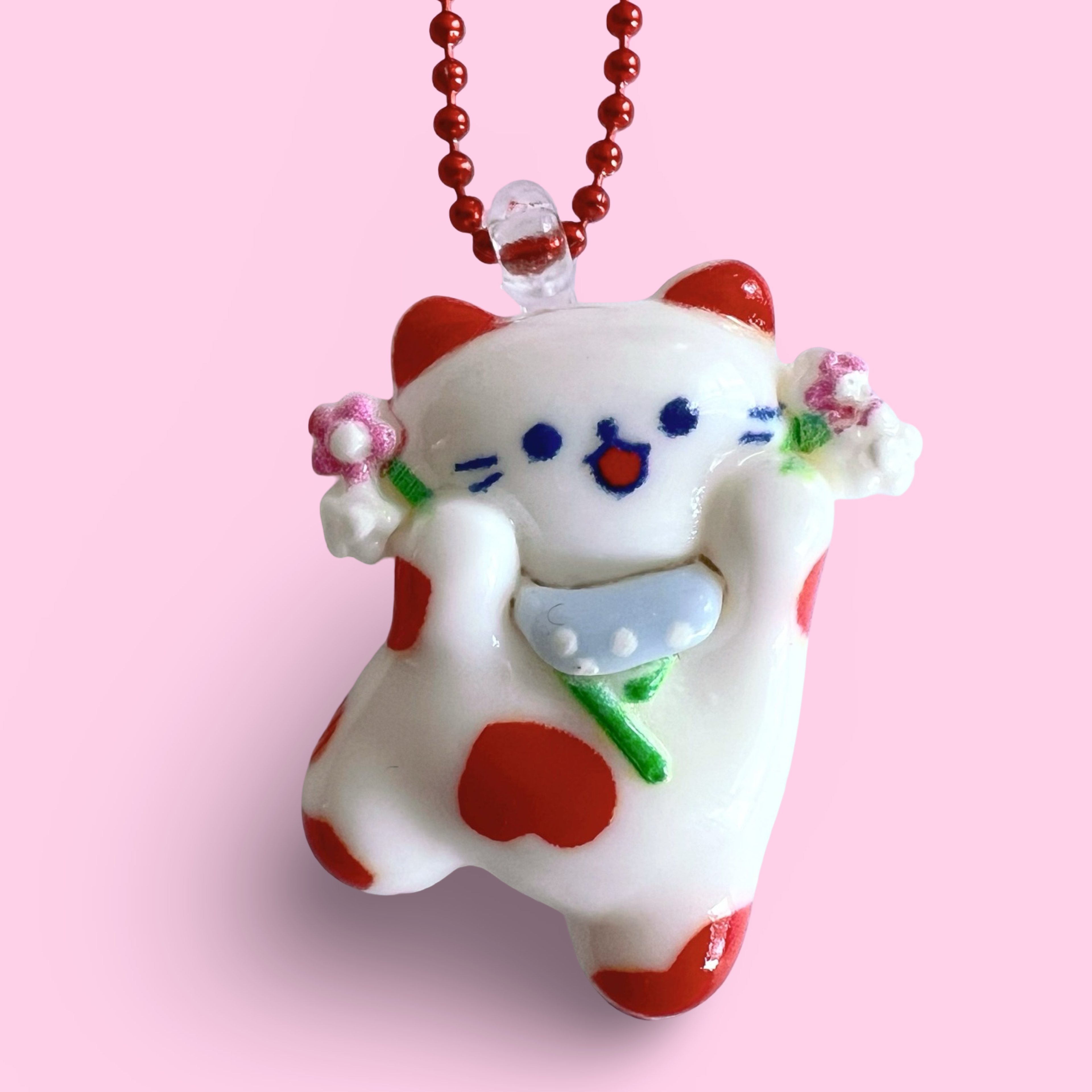 Pop Cutie Accessories & Gifts - Wholesale Kids Necklace - Kids -  Lucky Meow Cat Charm Necklace – Kawaii Handmade in Gift Box1