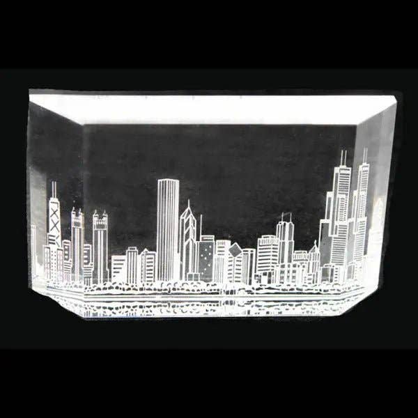 Custom 3D Crystal Gifts - Transform Your Memories with a Personalized Crystal Block for wholesale by Crystal House