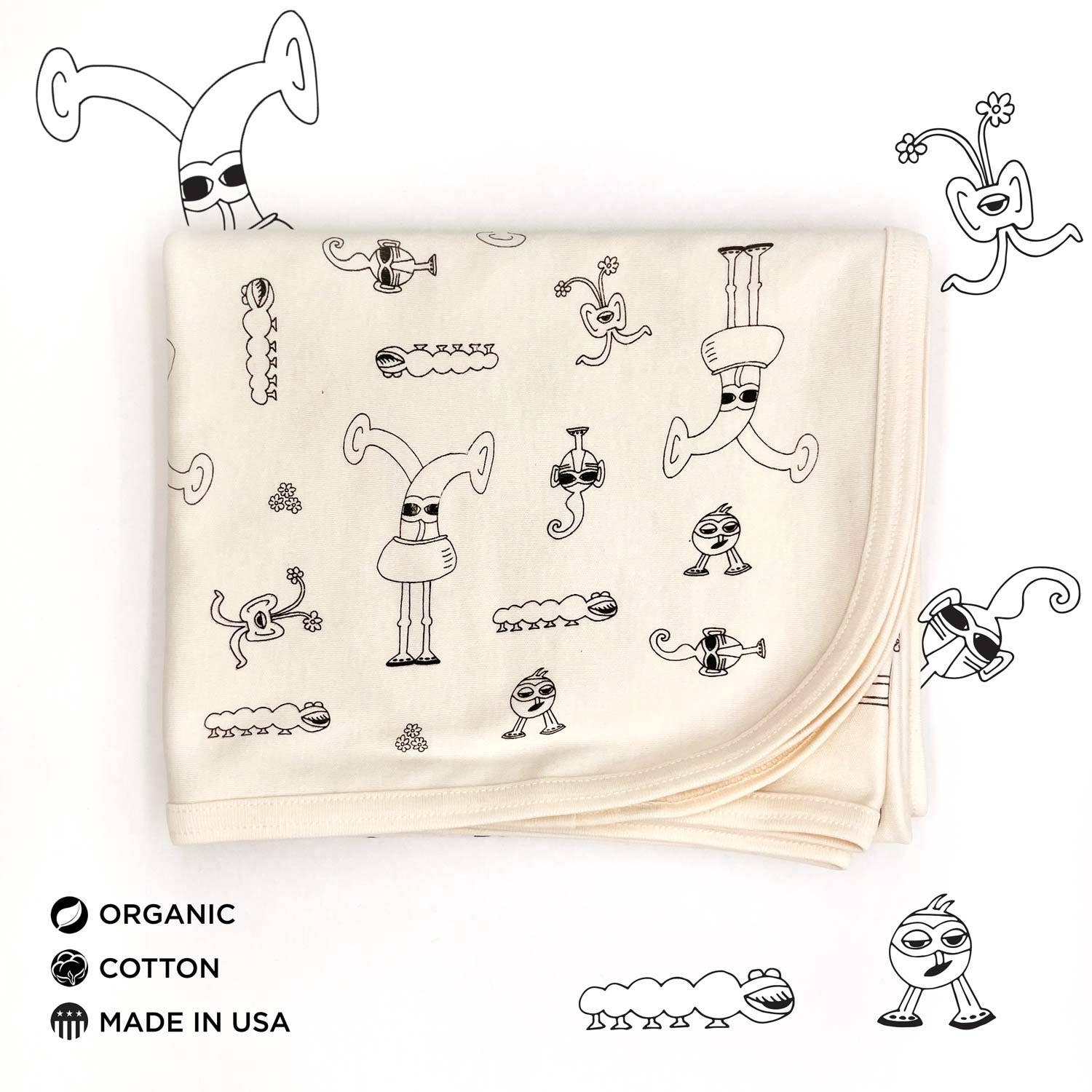 The MoMeMans - Wholesale Bedding Blanket - Kids & Baby - Organic Cotton Baby Blankets1