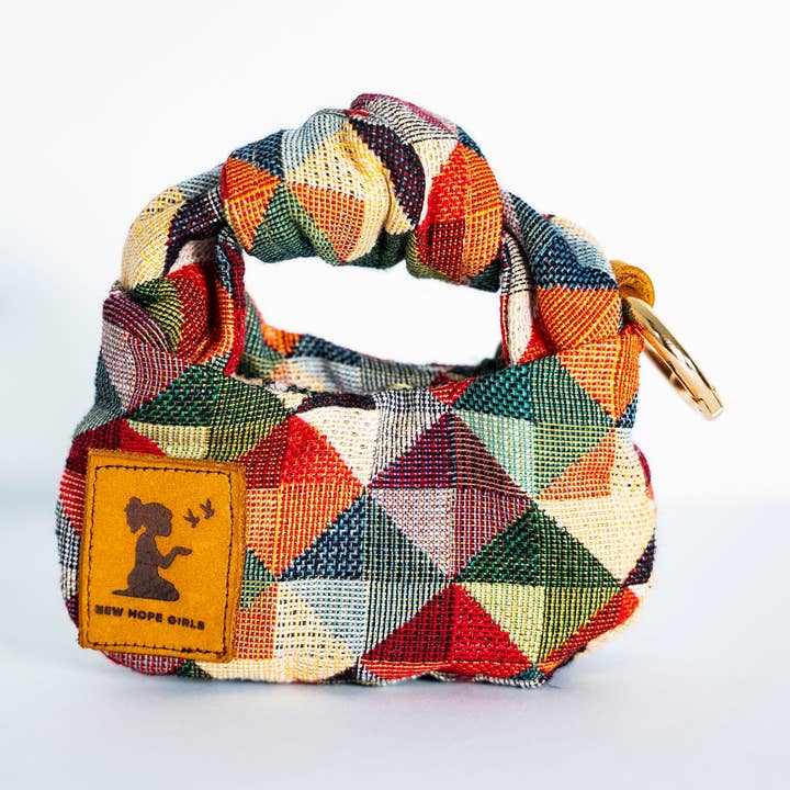 Porte-clés Sac Pochette Hobo Kaléidoscope pour la vente par New Hope Girls