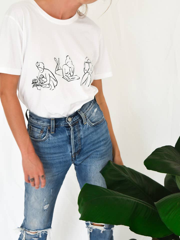 The Weekend Series T - Garden, Art, Grow for wholesale by MAGDAKINEDESIGNS