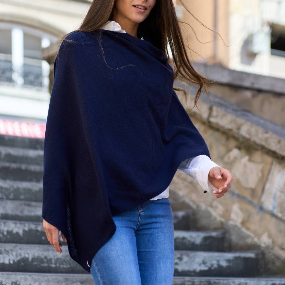 MAISON BONNEFOY - Wholesale Poncho - Women's - PAULE - Cashmere poncho1