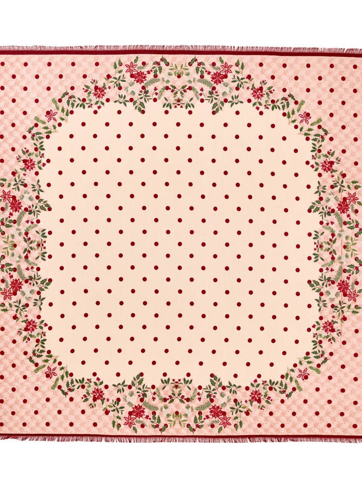 Asyii Token of Luck Silk-Wool Square Scarf for wholesale by ASYII