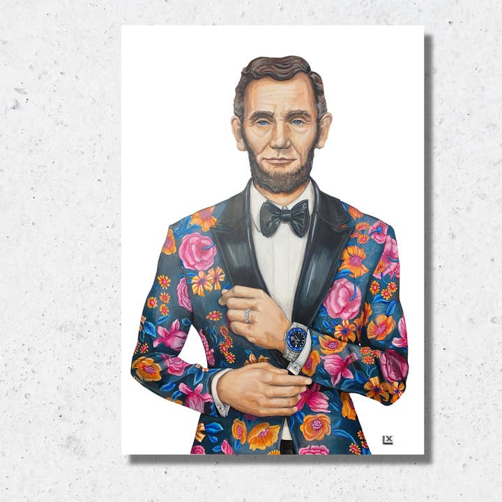 LX Artworks - Wholesale Art Print - Forever Friday Abe (Abraham Lincoln) Paper Print