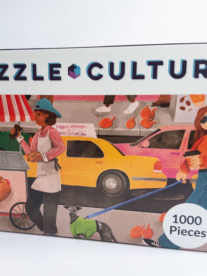 Hot Dog in the City Puzzle for wholesale by Puzzle Culture