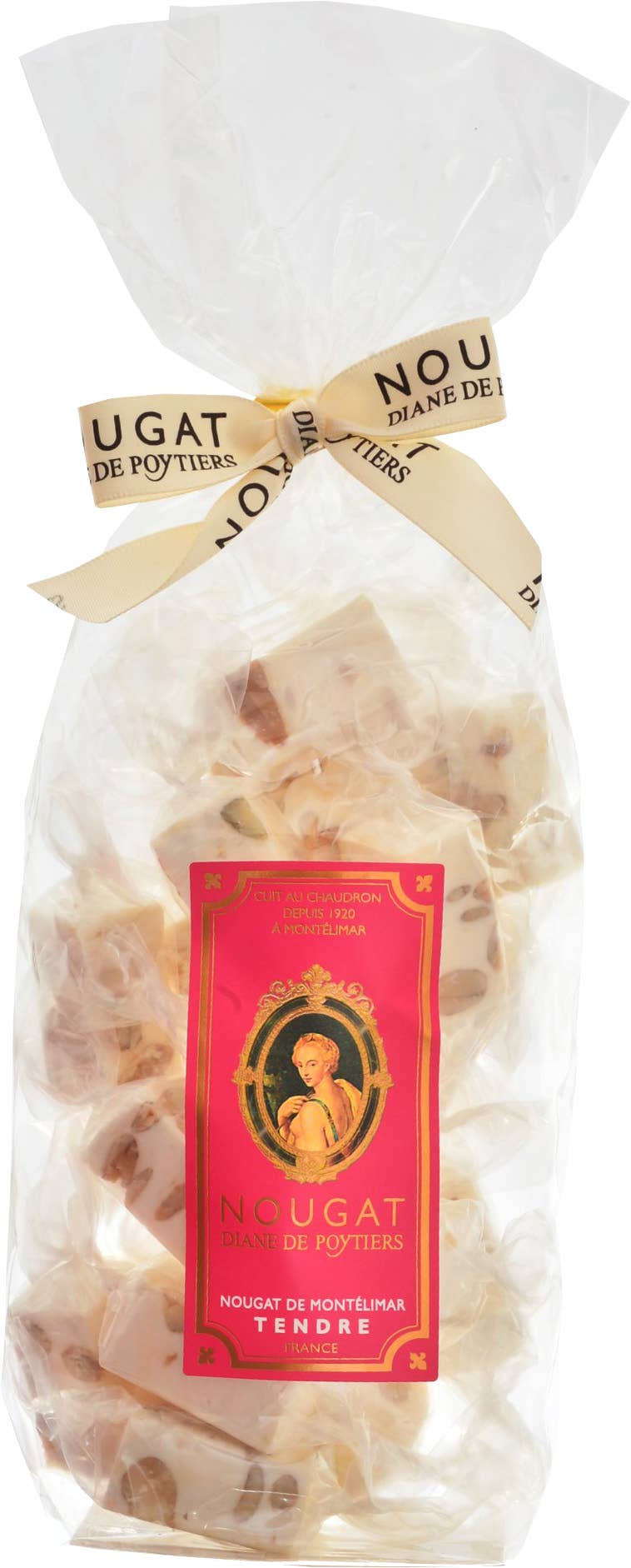 Nougat Diane De Poytiers - Wholesale Nougat - Montélimar soft nougat 200 g bag1