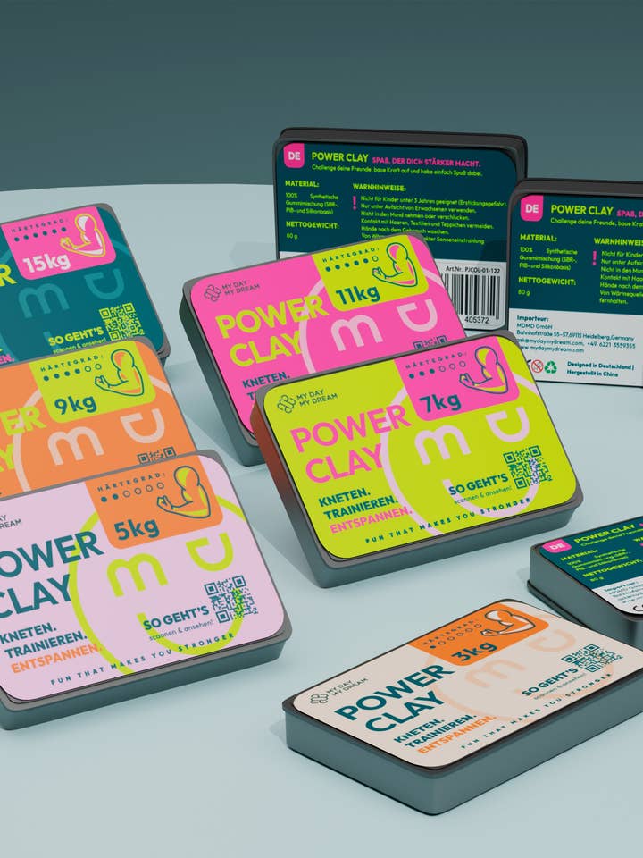 Conjunto de Argila Power (12 peças) por atacado de My Day My Dream