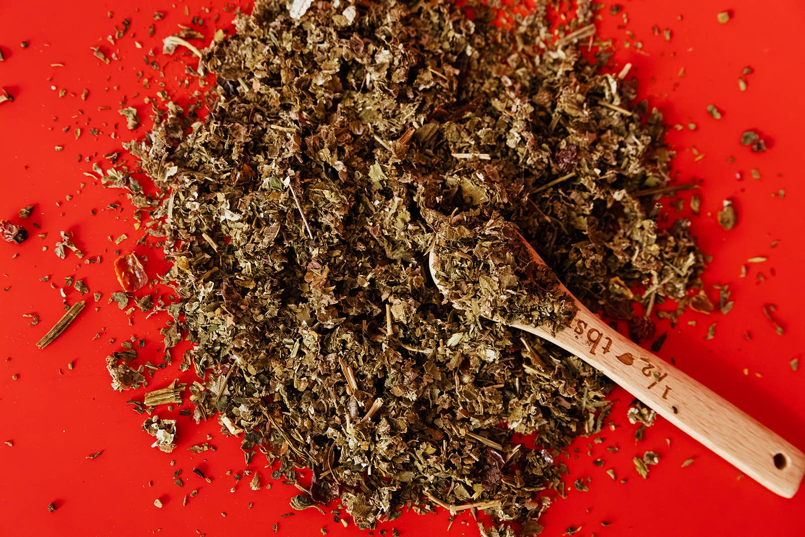 Bush Berry - Wholesale Nursing Tea - Maternity - Organic Raspberry Leaf + Mint Tea Loose Leaf Tea1