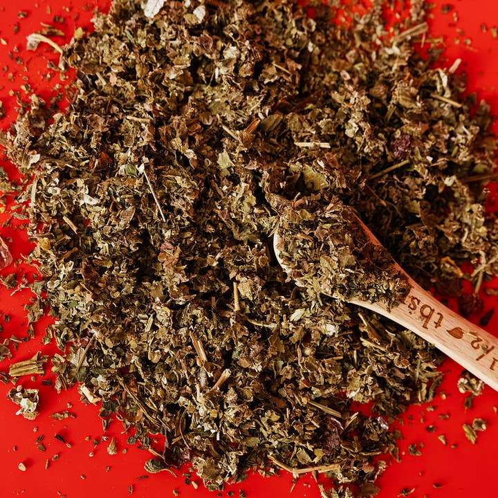 Bush Berry - Wholesale Nursing Tea - Maternity - Organic Raspberry Leaf + Mint Tea Loose Leaf Tea1