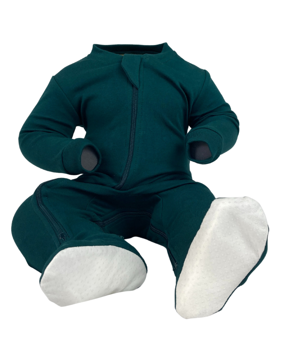 ZippyJamz - Wholesale Jumpsuit - Baby - Forest Calm - Babysuit - Footed3