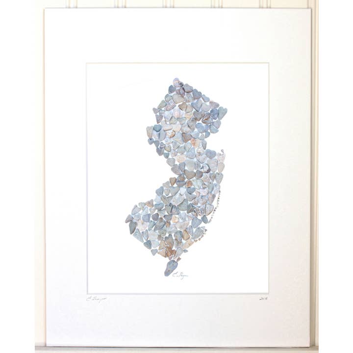Destination | New Jersey art print for wholesale by Love Rocks Me®