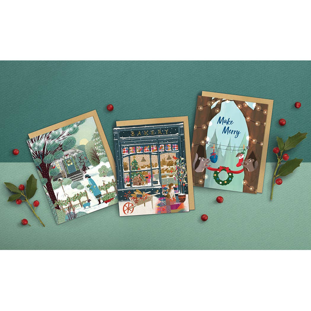 Studio Eleven Papers - Wholesale Christmas Card - Holiday Bakery Holiday Card1