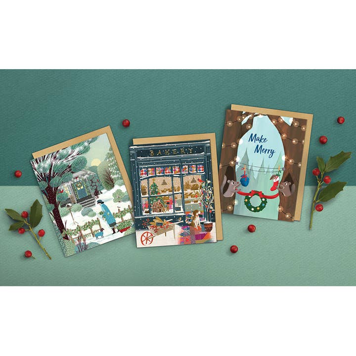 Studio Eleven Papers - Wholesale Christmas Card - Holiday Bakery Holiday Card1