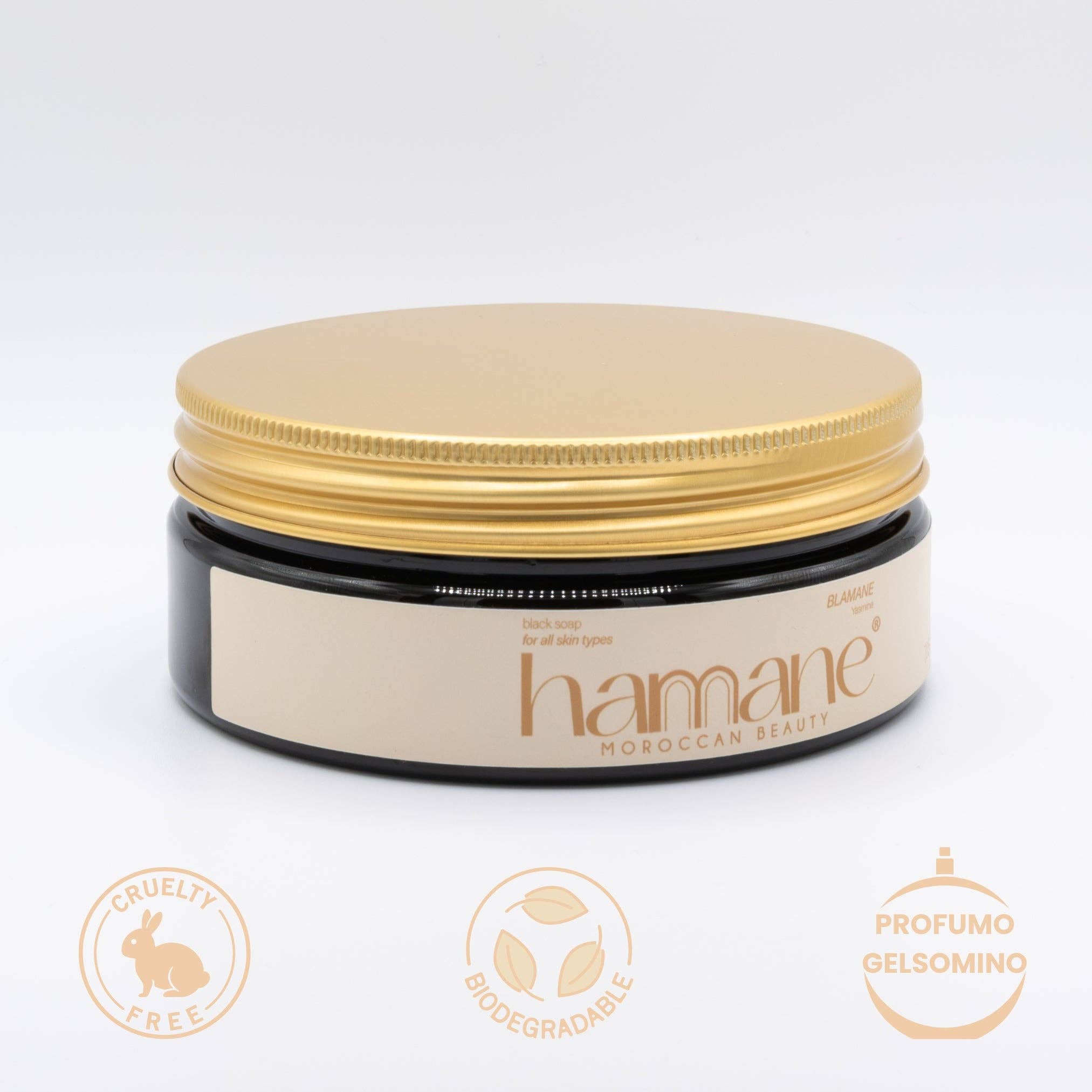 Hamane Moroccan Beauty - Wholesale Facial Exfoliant/Scrub - Black Soap2