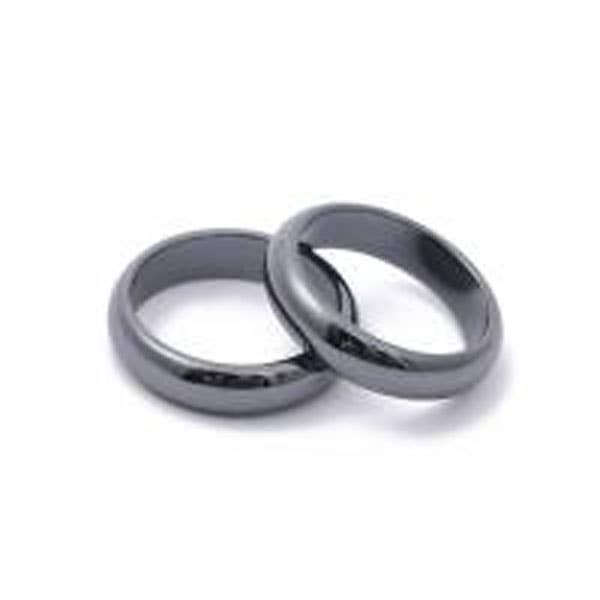 It's Your Journey LLC - Wholesale Band/Stacked Ring - Hematite Ring Non-magnetic Size 10.5