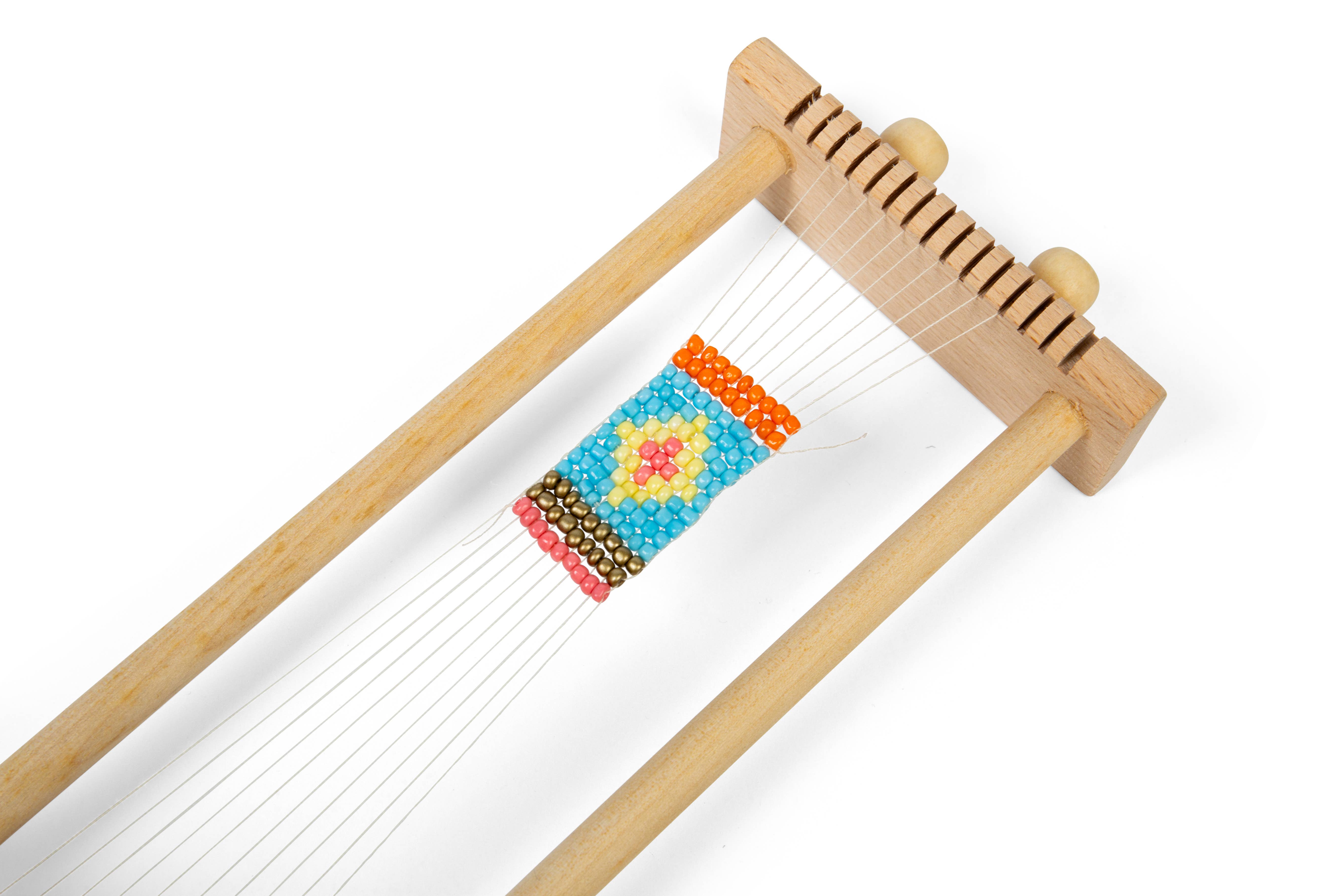 Bigjigs Toys - Wholesale Wood Toy - Kids - Bigjigs Toys Bead Weaving Loom For Kids0