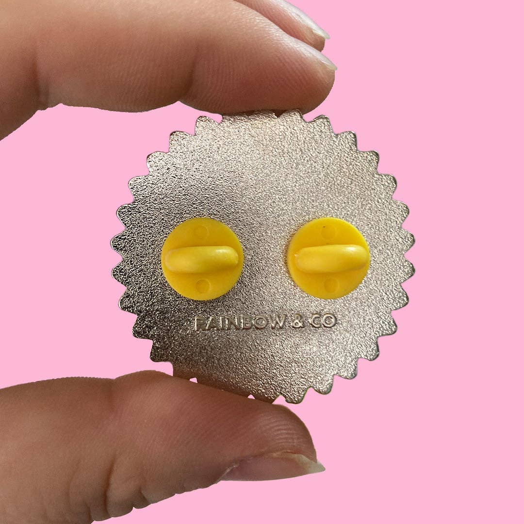 Rainbow & Co - Wholesale Lapel Pin/Button - Queer Existence is Resistance Enamel Pin1