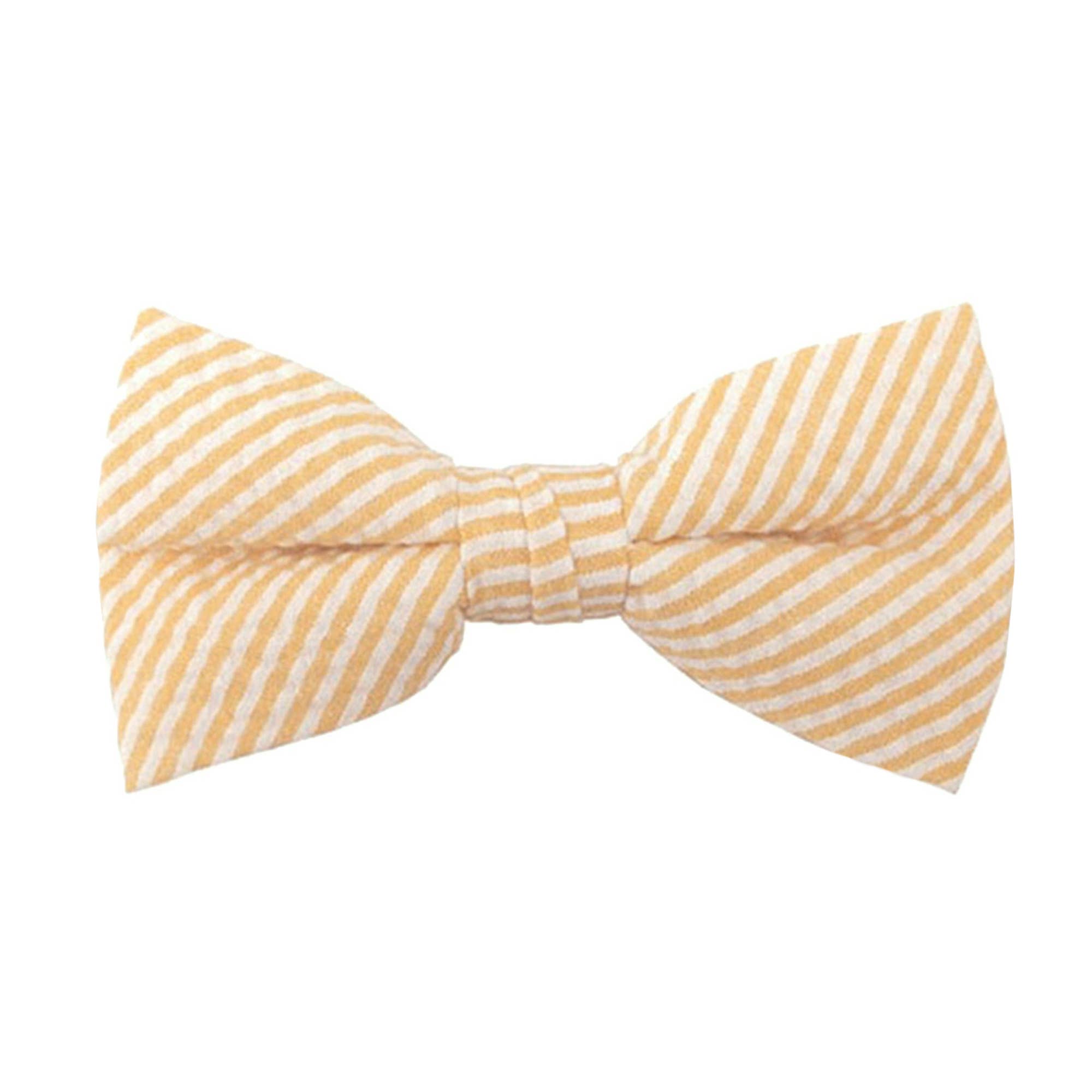Jacob Alexander - Wholesale Bow Tie - Men's - Men's Seersucker Striped Bow Tie43