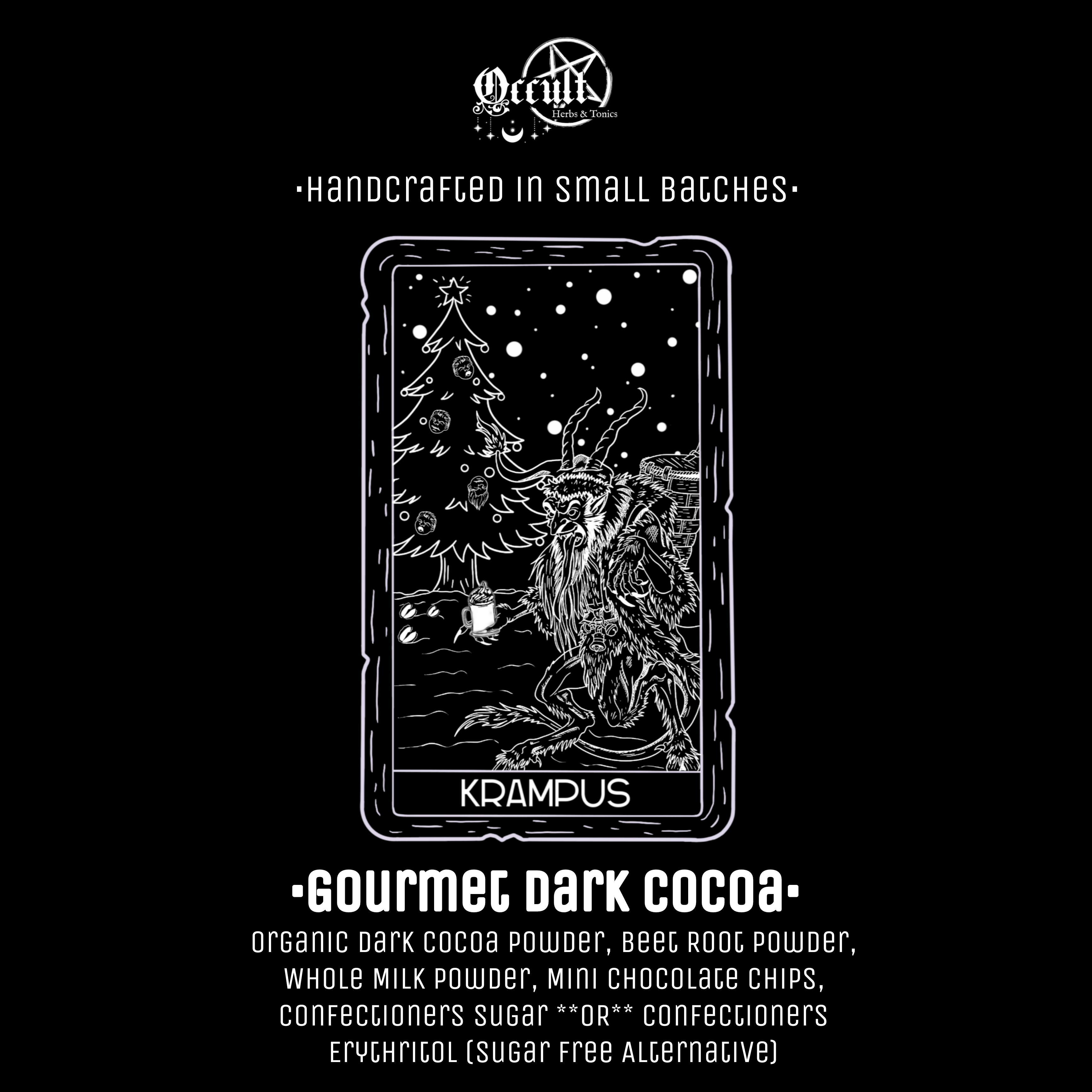 Occult Herbs and Tonics - Wholesale Hot Cocoa Mix/Kit - Krampus Cocoa4