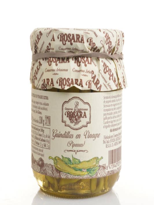Guindillas (Chilli Peppers in Vinegar) Jar 370 Ml.0 for wholesale by Tinmonger