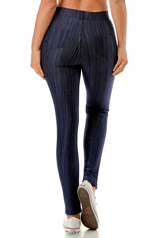 Color 5 - Wholesale Pants - Women's - Winter fur lined  warm skinny jegging pants with pockets7