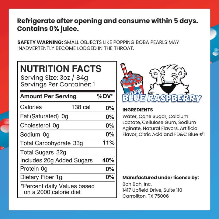 Bobavida Popping Pearls - Wholesale Retailer Display - Food & Drink - ICEE Countertop Shipper Kit7