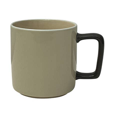 Chic beige mug D8 H9.5cm for wholesale by Opjet Paris