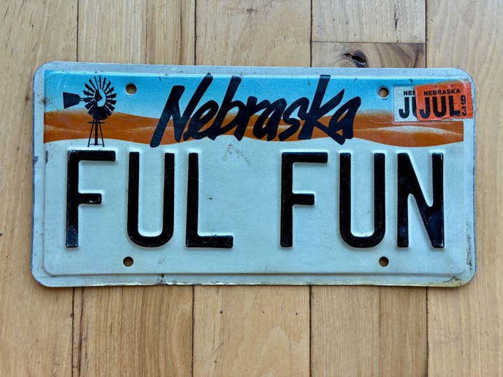 1993 Nebraska Vanity License Plate for wholesale by RusticPlates