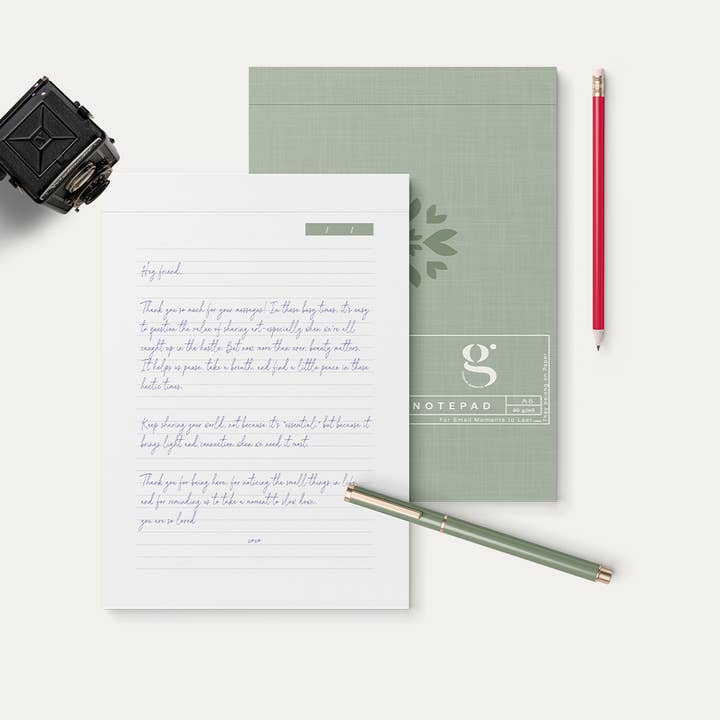 Glimmery Moments® - Wholesale Stationery/Notecard Set - Greenwood Gift Set –A Writing Set for Father’s Day & Beyond3