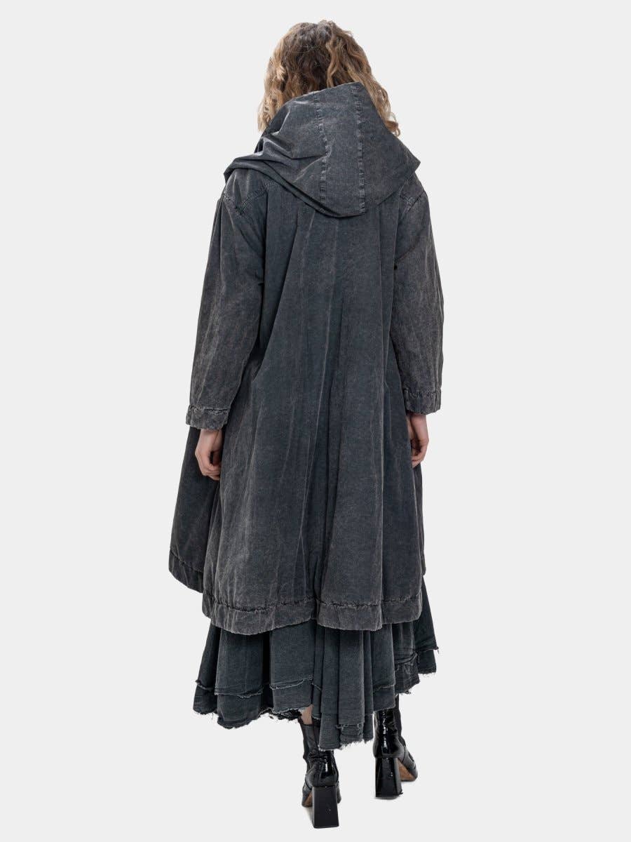 Baci & Amici Fashion - US Continental - Wholesale Coat - Women's - Zip Up Hooded Swing Coat13