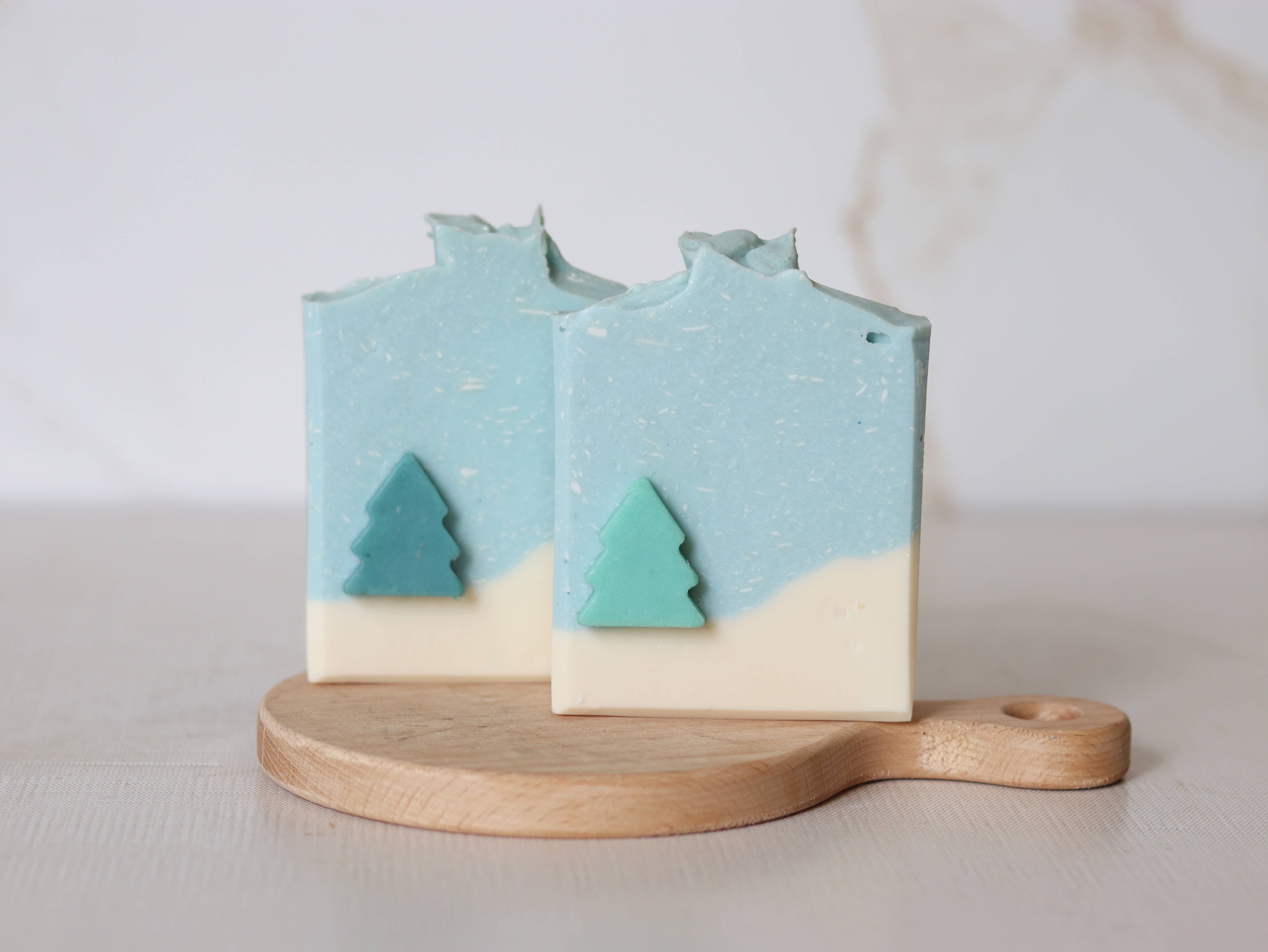 Sudsy Soap Works LLC - Wholesale Bar Soap - Winter Wonderland Christmas Soap4