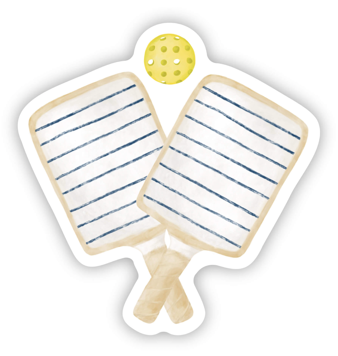 k.Patricia Designs - Vente Autocollant - Autocollant en vinyle - Pickle Ball0