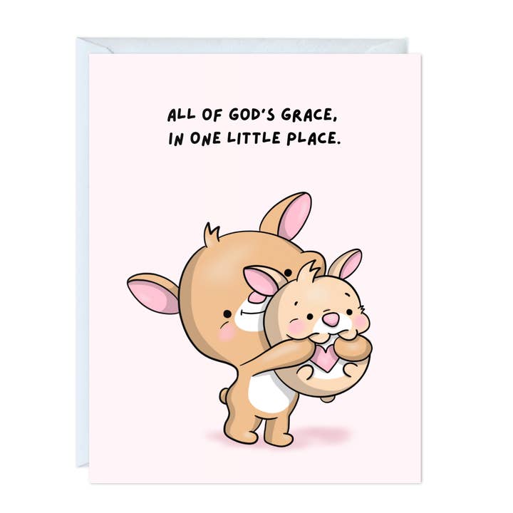 Cute Religious Greeting Card (Gods grace in one place) for wholesale by ALY LOU®