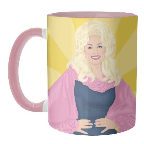 ART WOW - Vente Tasse à café - Tasses 'Sunshine Dolly Parton'