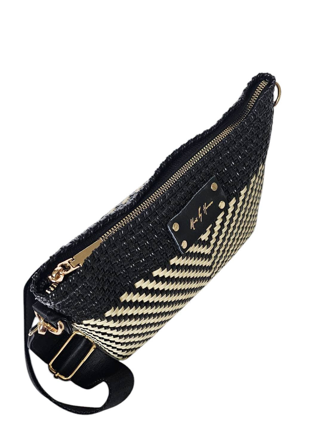 MAVIS BY HERRERA – wholesale Axelväska - Dam – Victoria Crossbody-väska - Lyxig Elfenbensvit Svart1