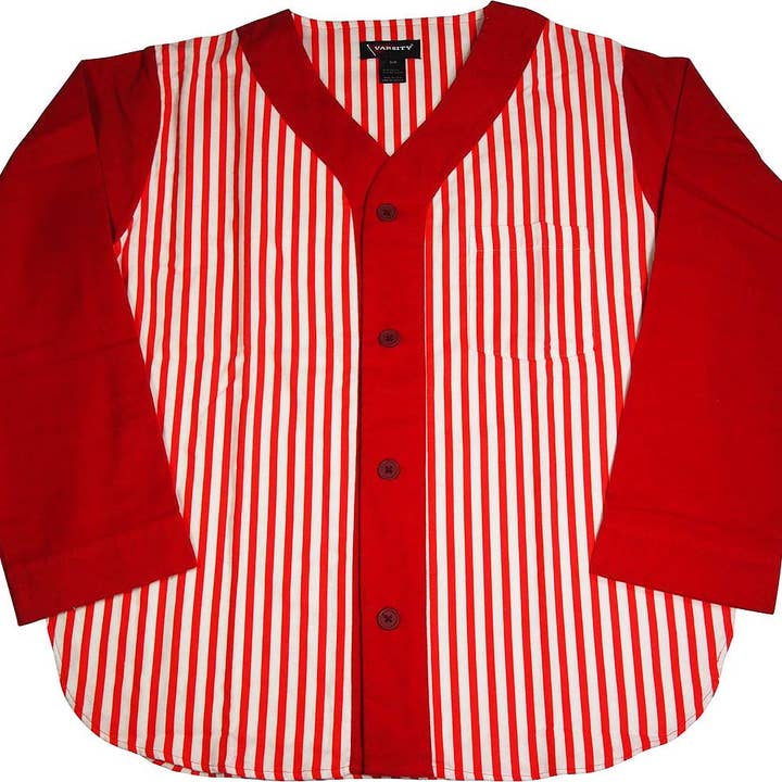 Red Varsity - Mens Long Sleeve Lounge Top for wholesale on Faire