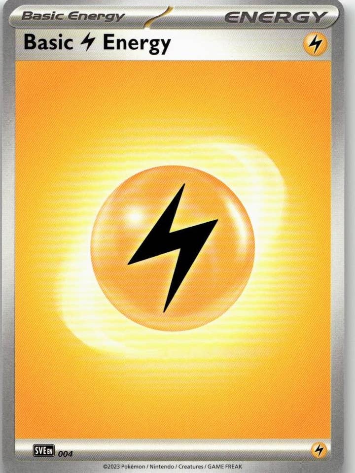 Pokémon SV01: Set Base Scarlatto & Violetto - Energia Base Lampo #004 per la vendita all'ingrosso da parte di Chronic Cards